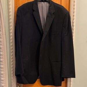 Calvin Klein Black Pinstripe Men's Suit Jacket - Tailored Blazer